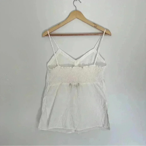 Strappy Linen  Tank Top - Picture 3 of 3